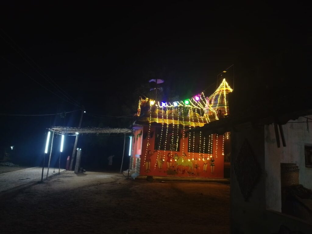Wall lights for temple